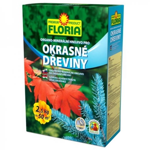 FLORIA Organominerální hnojivo pro okrasné dřeviny 2,5 kg